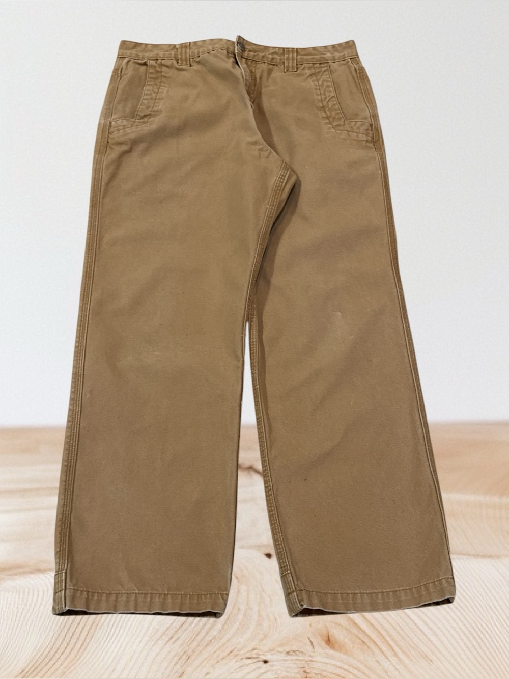 Mountain Khakis, Jackson Hole Wyoming, Men's Canvas Pants Size 34x28, Tan